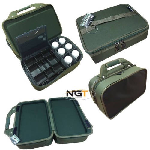 Ngt Folding Carp System And Storage Case Bosra Accessory Holder With Side Table NGT